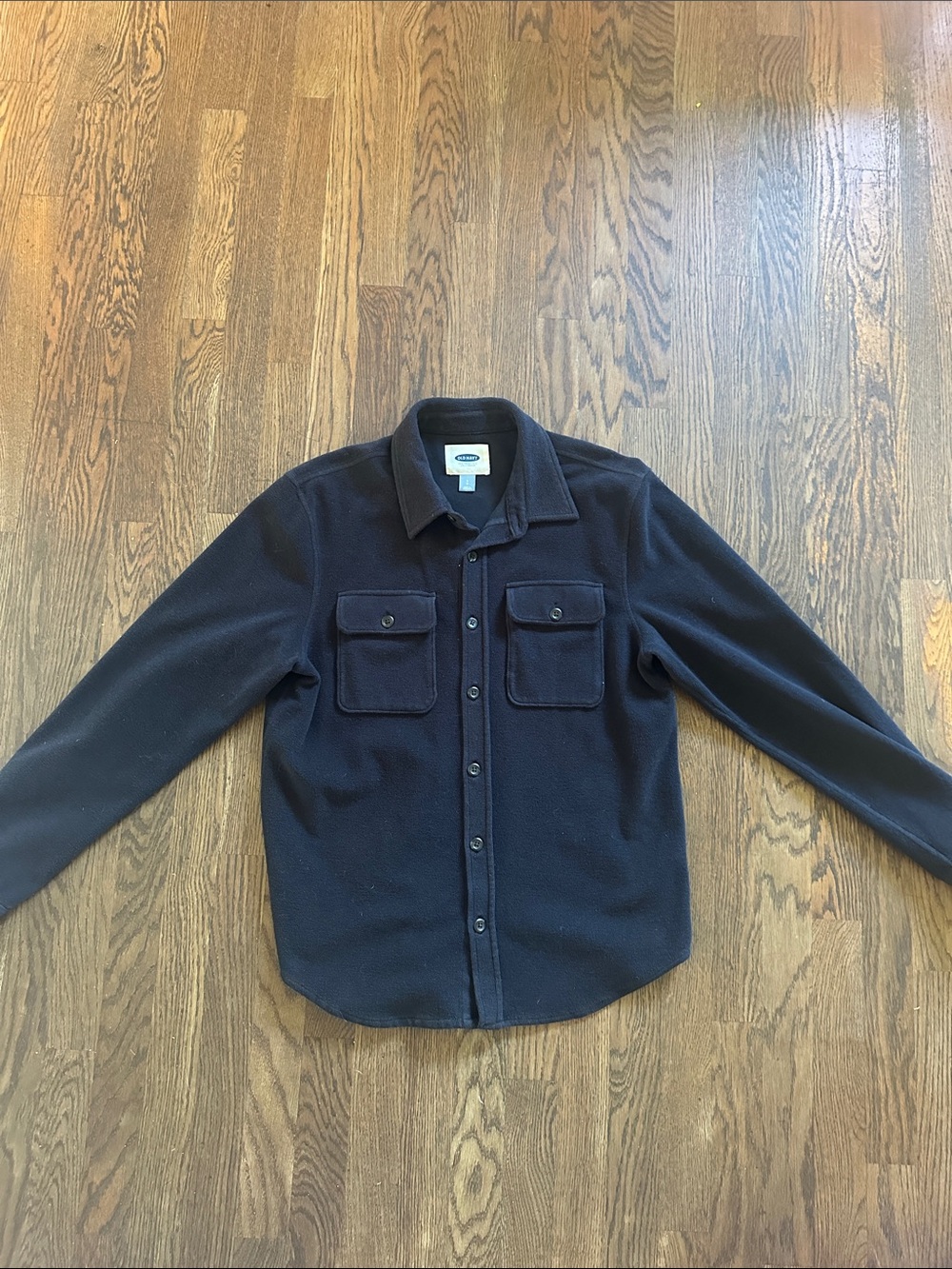 Old Navy Black Button-Down Women's Shirt Jacket